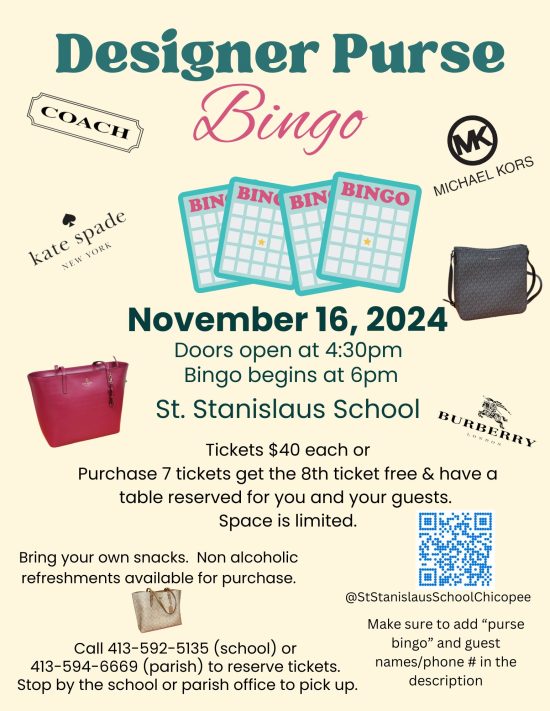 Designer Purse Bingo