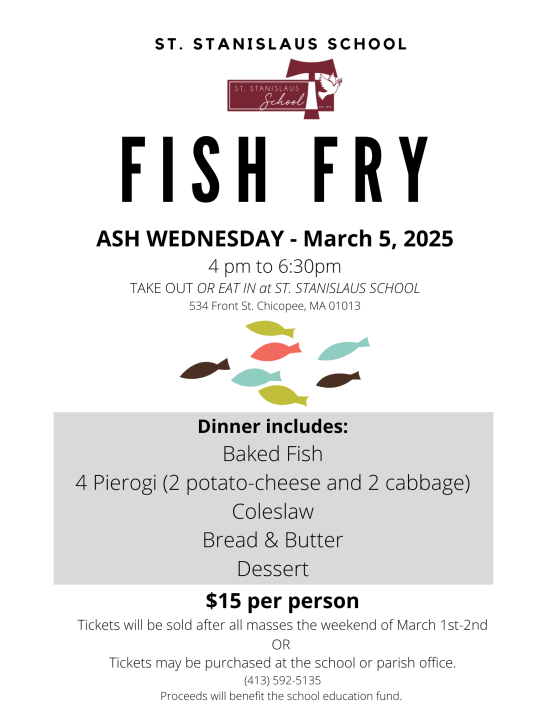 Fish Fry Marketing Flyer 2025